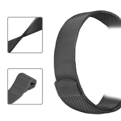 Pasek do smartwatcha pasek uniwersalny Fancy do 22mmczarny/black