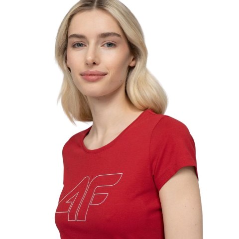 Koszulka damska 4F czerwona H4L22 TSD353 62S Koszulka damska 4F czerwona H4L22 TSD353 62S