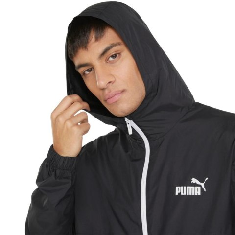 Kurtka męska ESS Solid Windbreaker czarna 847484 01 Kurtka męska ESS Solid Windbreaker czarna 847484 01