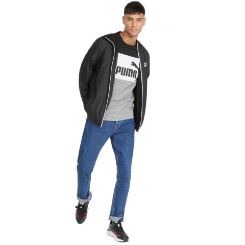 Kurtka męska ESS Solid Windbreaker czarna 847484 01 Kurtka męska ESS Solid Windbreaker czarna 847484 01