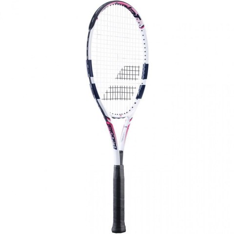 Rakieta do tenisa ziemnego Babolat Feather S CV G0 biało-różowo-granatowa 194030 Rakieta do tenisa ziemnego Babolat Feather S CV G0 biało-różowo-granatowa 194030