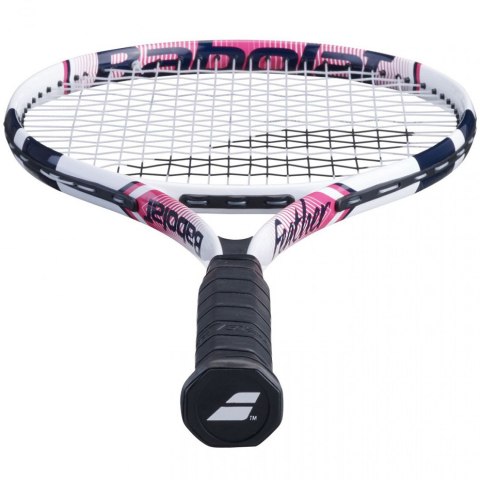 Rakieta do tenisa ziemnego Babolat Feather S CV G0 biało-różowo-granatowa 194030 Rakieta do tenisa ziemnego Babolat Feather S CV G0 biało-różowo-granatowa 194030