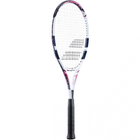 Rakieta do tenisa ziemnego Babolat Feather S CV G1 biało-różowo-granatowa 194031 121239