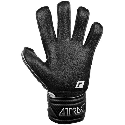 Rękawice bramkarskie Reusch Attrakt Resist Finger Support Junior czarne 5272610 7700 Rękawice bramkarskie Reusch Attrakt Resist Finger Support Junior czarne 5272610 7700