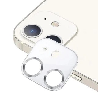 Osłona obiektywu USAMS Camera Lens Glass do iPhone 12 metal BH703JTT02 (US-BH703) biały/white