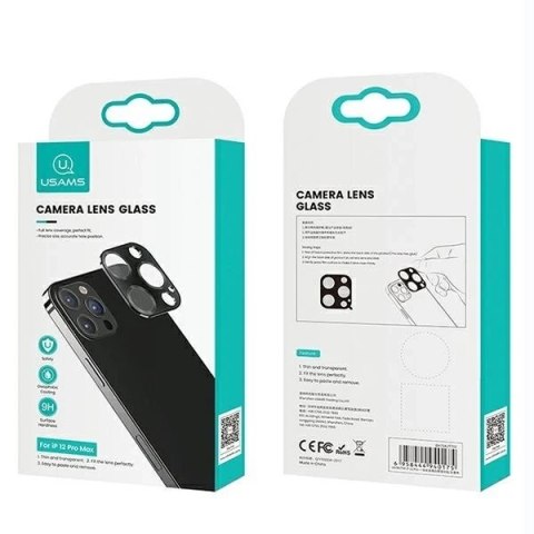 Osłona obiektywu USAMS Camera Lens Glass do iPhone 12 mini metal BH706JTT05 (US-BH706) niebieski/blue