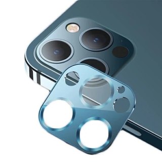 Osłona obiektywu USAMS Camera Lens Glass iPhone do 12 Pro metal BH704JTT04 (US-BH704) niebieski/blue
