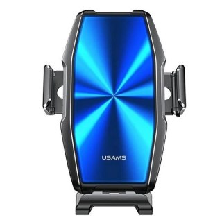Uchwyt samochodowy do telefonu indukcyjny USAMS US-CD134 15W Automatic do kratki went. Zenya CD134ZJ02 szary/grey