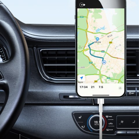 Uchwyt samochodowy na telefon ładowarka indukcyjna QI USAMS Magnetic Car Wireless Charging 15W do kratki (US-CD170)