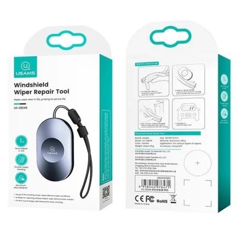 Zestaw naprawczy wycieraczek sam. USAMS Windshield Wiper Repair Tool ZB246XFQ01 (US-ZB246) szary/grey
