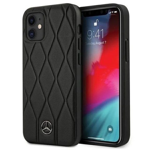 Etui Mercedes MEHCP12SMULBK do iPhone 12 mini 5,4" czarny/black hardcase Wave Line