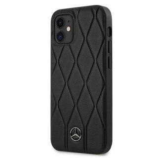 Etui Mercedes MEHCP12SMULBK do iPhone 12 mini 5,4" czarny/black hardcase Wave Line