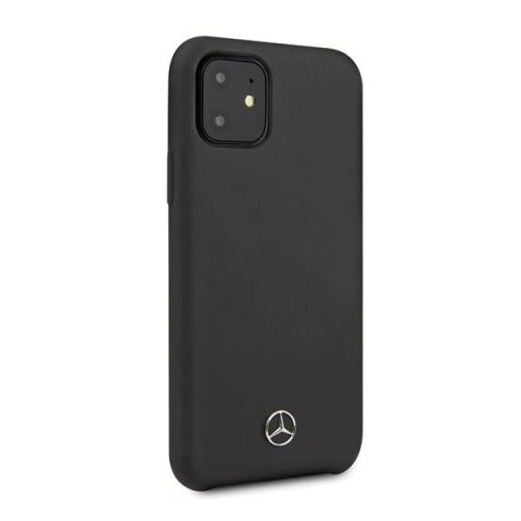 Etui Mercedes MEHCP12SSILBK do iPhone 12 mini 5,4" czarny/black hardcase Silicone Line
