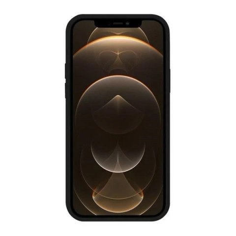 Etui Mercury MagSafe Silicone do iPhone 12 mini 5,4" czarny/black