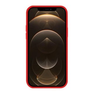 Etui Mercury MagSafe Silicone do iPhone 12 mini 5,4" czerwony/red