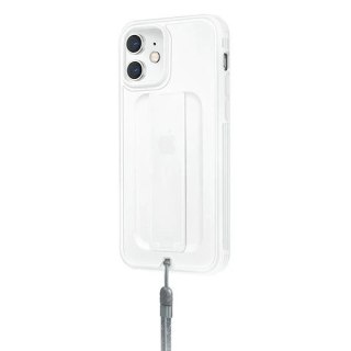 Etui UNIQ Heldro do iPhone 12 mini 5,4" biały/natural frost Antimicrobial