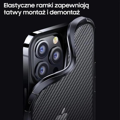 Etui USAMS Armour do iPhone 13 mini 5,4" czarny/black IP13MIKJ01 (US-BH772)