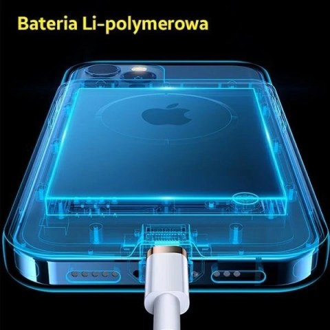 Etui do iPhone 12 Pro USAMS Power Case 3500mAh 3K5CD16201 (US-CD162) powerbank czarny/black