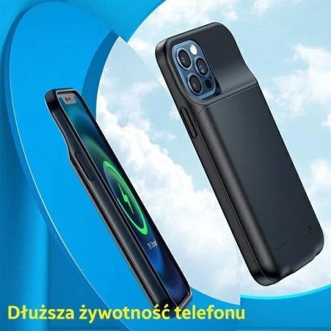Etui do iPhone 12 Pro USAMS Power Case 3500mAh 3K5CD16201 (US-CD162) powerbank czarny/black