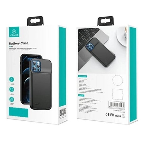 Etui do iPhone 12 Pro USAMS Power Case 3500mAh 3K5CD16201 (US-CD162) powerbank czarny/black