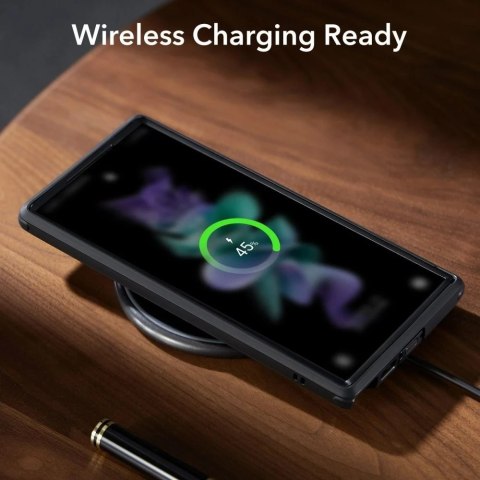 Etui na telefon ESR Shock Armor KickStand Case do Samsung Galaxy S23 Ultra Clear/Black