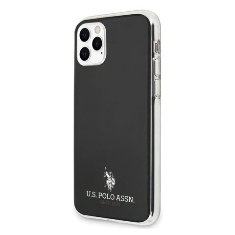 Etui na telefon US Polo USHCN65TPUBK do Apple iPhone 11 Pro Max czarny/black Shiny