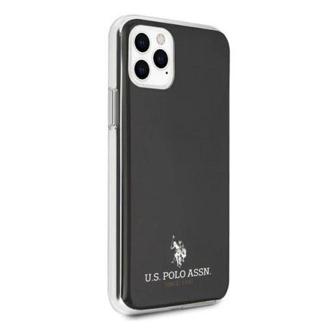 Etui na telefon US Polo USHCN65TPUBK do Apple iPhone 11 Pro Max czarny/black Shiny