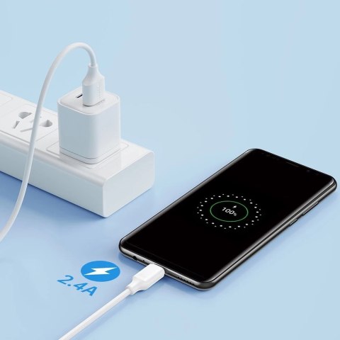 Joyroom kabel USB-A - Micro USB 480Mb/s 2.4A 2m czarny (S-UM018A9)