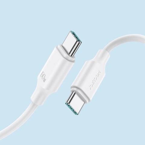 Joyroom kabel USB-C - USB-C 480Mb/s 60W 1m biały (S-CC060A9)