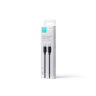 Joyroom kabel USB-C - USB-C 480Mb/s 60W 1m czarny (S-CC060A9)