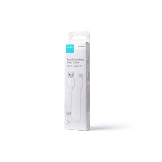 Joyroom kabel do ładowania / transmisji danych USB - USB Typ C 3A 0,25m biały (S-UC027A9)