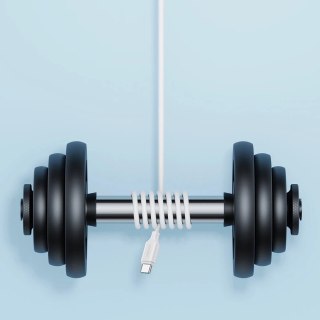 Joyroom kabel do ładowania / transmisji danych USB - USB Typ C 3A 0,25m biały (S-UC027A9)