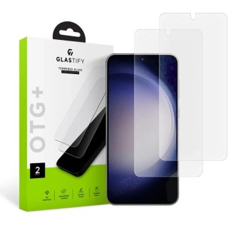 Szkło hartowane Glastify OTG+ 2-pack do Samsung Galaxy S23 Clear