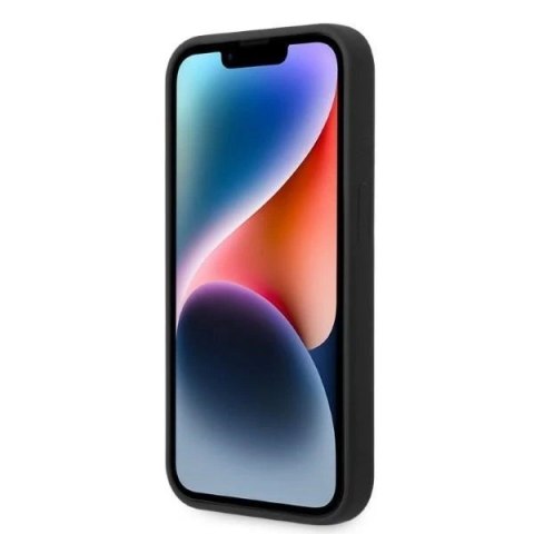 Etui Karl Lagerfeld KLHMP14XSSKCK do iPhone 14 Pro Max 6,7" hardcaseLiquid Silicone Karl & Choupette Magsafe czarny/black