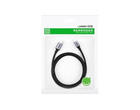 Kabel UGREEN przewód USB Typ C - USB Typ C Quick Charge 480 Mbps 60 W 3 A 1 m czarno-szary (US261 50150)