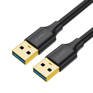 Kabel UGREEN przewód USB - USB (męski - USB 3.2 Gen 1) 1 m czarny (US128 10370)