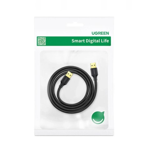 Kabel UGREEN przewód USB - USB (męski - USB 3.2 Gen 1) 1 m czarny (US128 10370)