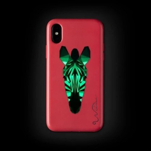 Wilma Savanna Zebra iPhone X/Xs czerwony /red