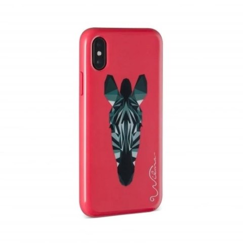 Wilma Savanna Zebra iPhone X/Xs czerwony /red