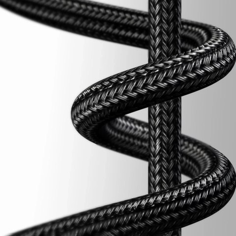 Baseus Legendary kątowy nylonowy kabel przewód USB - Lightning dla graczy 2.4A 1m niebieski (CACS000003)