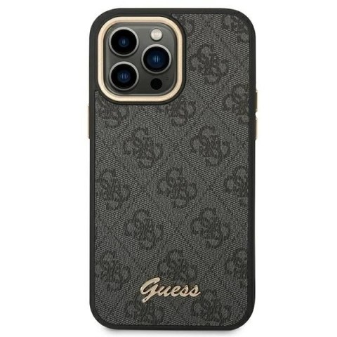 Etui Guess GUHCP14XHG4SHK do Apple iPhone 14 Pro Max 6,7" czarny/black hard case 4G Vintage Gold Logo