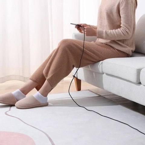 Joyroom kabel MFI przewód USB Typ C - Lightning 2,1A 1,2m czarny (ST-C04 1,2M Black)