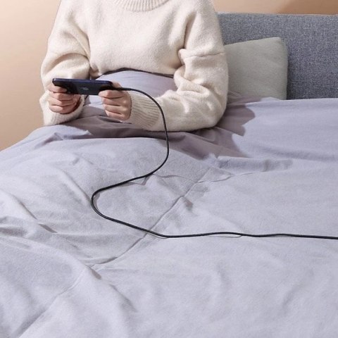 Joyroom kabel MFI przewód USB Typ C - Lightning 2,1A 1,2m czarny (ST-C04 1,2M Black)