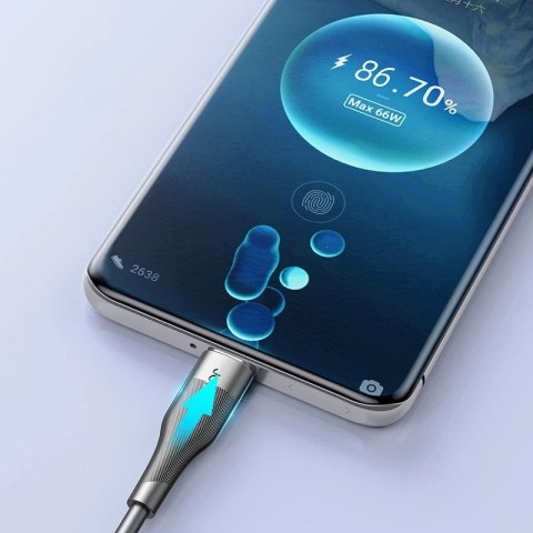 Joyroom kabel USB - USB Typ C do szybkiego ładowania / transmisji danych 6A 1m czarny (S-1060M12)