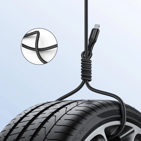 Joyroom kabel do szybkiego ładowania / transmisji danych USB Typ C - Lightning PD 20W 2m czarny (S-2024N1-PD)