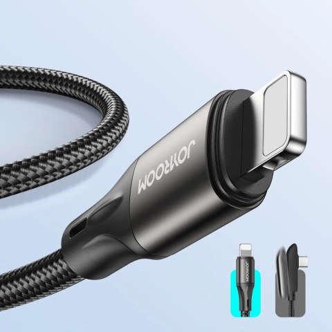 Joyroom kabel do szybkiego ładowania / transmisji danych USB Typ C - Lightning PD 20W 2m czarny (S-2024N1-PD)