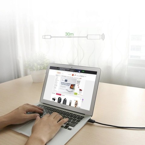 Kabel UGREEN aktywny przedłużacz USB 2.0 480 Mbps 5 m czarny (US121 10319)