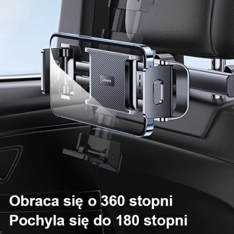 USAMS Uchwyt montowany na zagłówek czarny/black ZJ68ZJ01 (US-ZJ068)