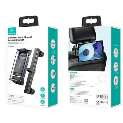 USAMS Uchwyt montowany na zagłówek czarny/black ZJ68ZJ01 (US-ZJ068)