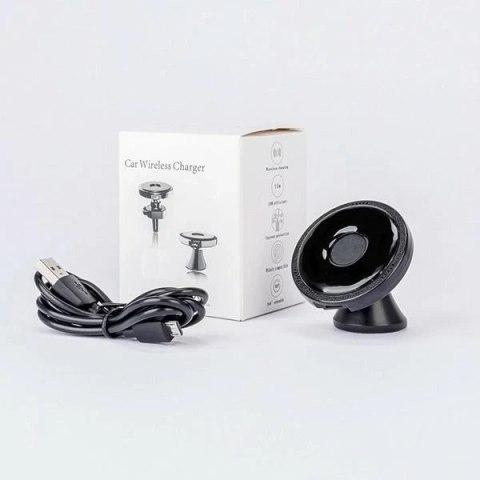 Uchwyt z ładowaniem indukcyjnym 10W NANO GLUE F608 montowany na kokpit